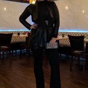 Light Faux Leather Jacket